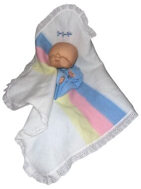 VINTAGE 1984 GOO GOO KIDS HAND PUPPET 1st EDITION GABRIELLA COLLECTION W BLANKET